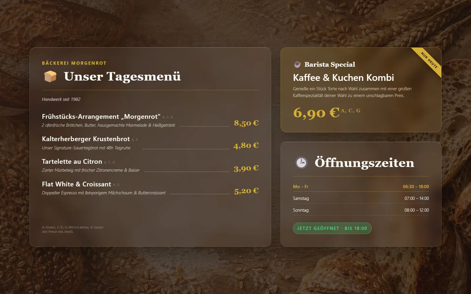 Tagesmenü